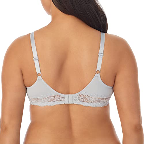 Ellen Tracy Everyday T-Shirt Bra With Underwire And Adjustable Straps - 2-Pack Multipack - 36C Sterling/Black #TOP2