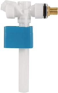 Side Entry Inlet Valve G 1/2 Inch Toilet Tank Accessories Brass Shank Horizontal Inlet Valve Good Sealing for Side Entry Toilet Cisterns (Copper)