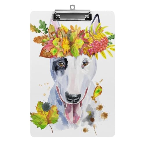Planchettes à pince chien aquarelle parfaites pour la prise de notes en clinique
