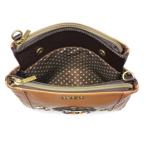 Image of CHALA Merry Messenger RFID Protected Women Faux Leather Shoulder Purse with Adjustable Crossbody Strap | RFID Protected