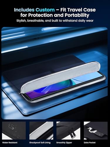 undefined UPERFECT Portable Monitor 18.5 inch 120HZ 125% sRGB 1080P w/VESA & Stand, Large Portable Monitor FreeSync IPS HDR Gaming Display, HDMI USB C Travel Second Screen for Laptop MacBook の商品画像 7