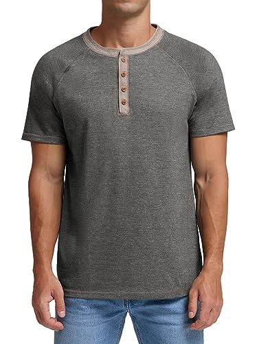 Image of Sailwind Mens Henley Long /Short Sleeve T-Shirt Cotton Casual Shirt