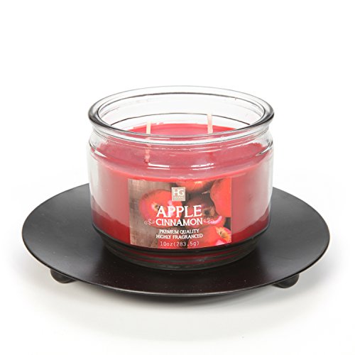 Hosley 7 Inch Diameter Black Iron Pillar Plate. Ideal For Party Wedding Events Candle And Votive Spa Settings W1 #TOP4