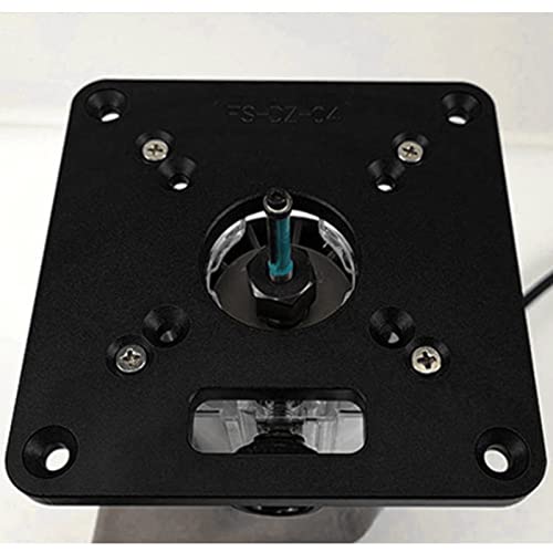 Placa de inserção de mesa de roteador de alumínio para bancos de carpintaria, placa de roteador, fer