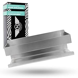 Newark Premium Badezimmerregal Edelstahl Bohrfrei