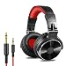 OneOdio Pro10 Casque Audio Studio Professionnel, Casque Filaire, Casque de Monitoring, Son Parfait pour Synthétiseur PC TV Tablette Smartphone (Rouge)