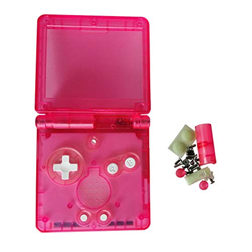 Jerilla Remplacement Transparent Coquille Coque de Boîtier Complet pour Gameboy Advance SP GBA SP Console
