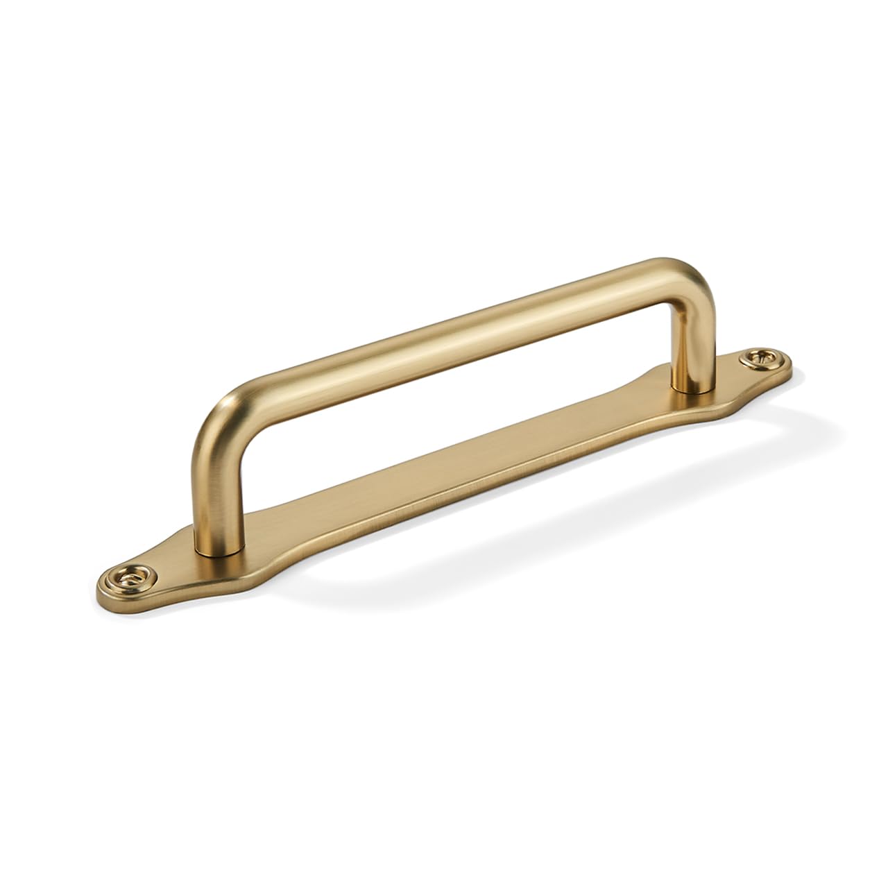 Brushed Brass Cabinet Pull - 329BP, 3 in (76 mm) — KHTUMEWARE