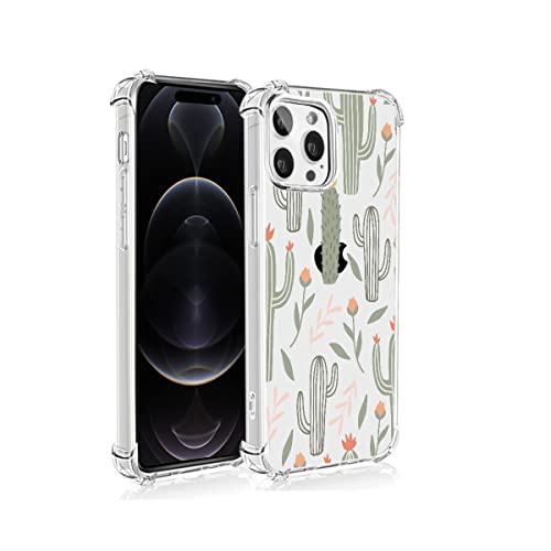 Coque iPhone 14 Pro Max transparente à fleurs pour un style rétro au quotidien