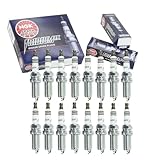 16 pc NGK Iridium IX Spark Plugs compatible with Dodge Ram 1500 5.7L V8 2009-2010