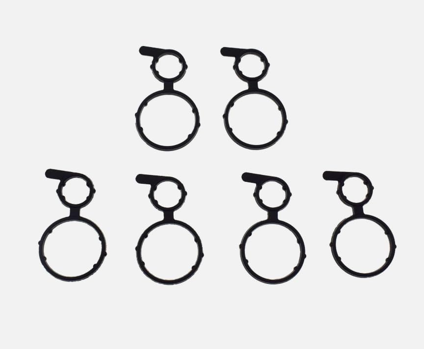 6PC Diesel Injector Recess Gasket Seal 11317801703 for BMW MINI N47 B47 N57
