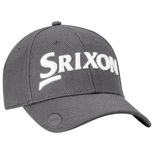 Srixon Ball Marker Cap Golfkappe 2023 (Grau/Weiß), Grau/Weiß, One size