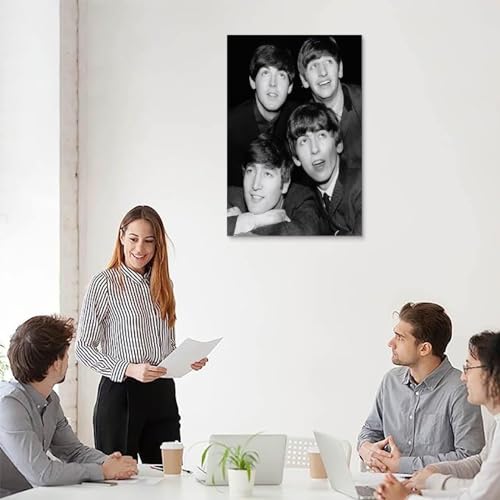 EVMILA Poster décoratif sur toile The Beatles Rock Band – Impression d’art moderne pour chambre à coucher – 60 x 90 cm - Les Beatles, Paul McCartney, John Lennon, RIngo Starr, George Harrison EVMILA Poster décoratif sur toile The Beatles Rock Band - Impression d'art moderne pour chambre à coucher - 60 x 90 cm – Image 6