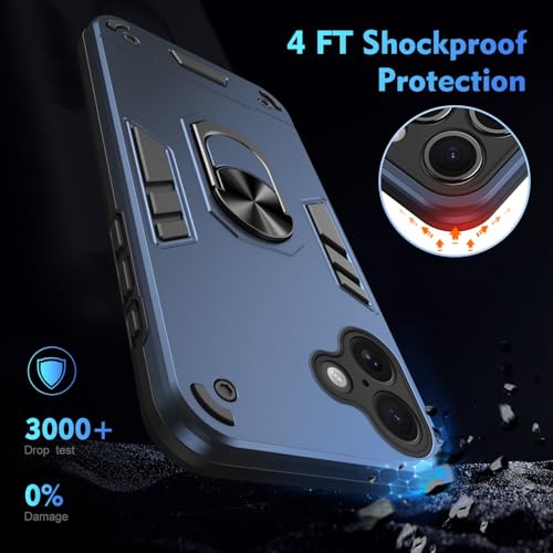 Coque iPhone 16 Plus antichoc militaire anti-chute robuste avec support - 4