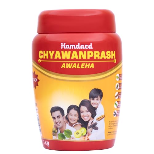Image of Hamdard Chyawanprash Awaleha | 1kg | All Natural Herbal Remedy | Ayurvedic Formulation | Effective for Cough and Cold | Helps to Improve Immunity| Pack of 1