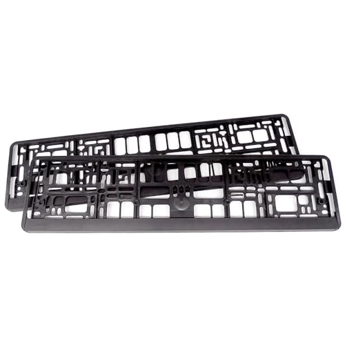 Customisable Number Plate Holders - Set of 2 | Add Custom Text - Change Colour & Font | Premium Registration Plate Frames For Cars, Vans, Trailers | Standard Size - Image 7