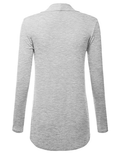 Image of LALABEE Women's Draped Open-Front Long Sleeve Light Weight Cardigan (S~3XL)