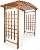 All Things Cedar 8-Foot Pagoda Arbor Garden Arch Trellis for Climbing Plants, Transform Garden or Patio Spaces, Made from Premium Western Red Cedar