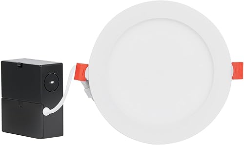 Miniatura 9 de VEVOR Luz de techo empotrable LED inteligente de 6 pulgadas, luz LED descendente ultrafina, control WiFi LED RGBWW, funciona con Alexa y Google