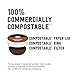 Amazon Brand - Happy Belly Espresso Roast Compostable Coffee Pods (Dark Roast), Compatible with K-Cup Brewer, 96 Count