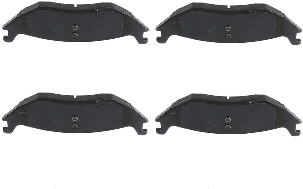 ECCPP D967-7869 4pcs Rear Semi Metallic Disc Brake Pad Set Fit For Chrysler Aspen 2007-2009,For Dodge Dakota 2010,For Dodge For Durango 2003-2009,For Dodge Ram 1500 2002-2010,For Ram 1500 2011-2018