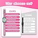 Kids Smart Watch Gift for Girls Age 5-12, 39 Games HD Touch Screen Watches with Video Camera Music Player Pedometer Flashlight 12/24 hr Educational Toys Birthday Gifts for Girls Ages 7 8 9 10