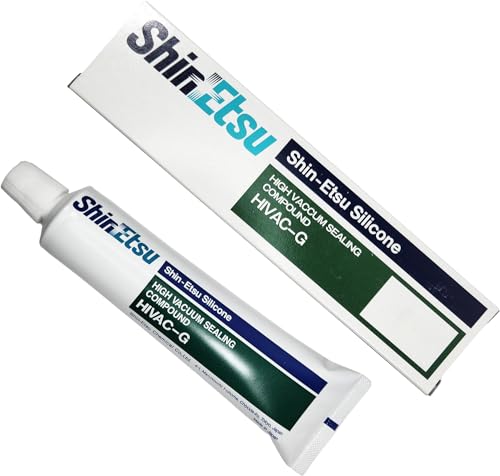 ShinEtsu Silicone High Vacuum Grease Lubricant Sealing Compound Shin-ETSU HIVAC-G 3.5oz (100g) Dielectric Applications Seals by Laoneer