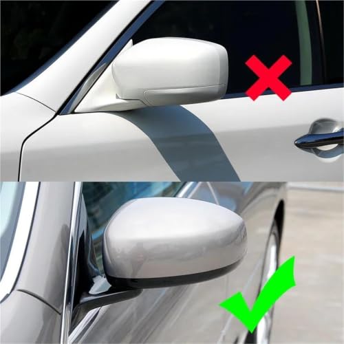 Couvercle rétroviseur cassé Infiniti M35 M45 ? Solution capuchon aile carbone - 3