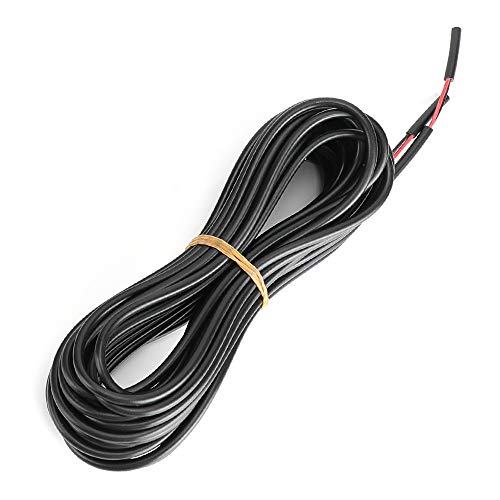 SUNPIE 32-4 5Ft Black Extension Wire Single Color 6 Pods Rock Lights Cable Wire Cord for LED Strips Single LED Extension Cable, LED Cable