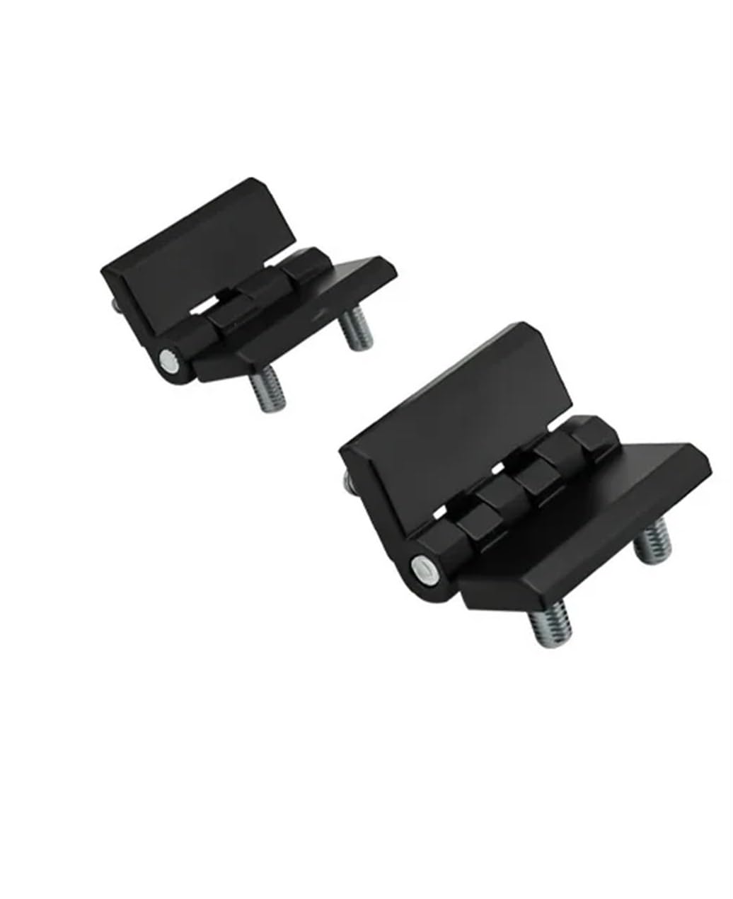 Akdjgfp 2Pcs-Black-1A-6Mm Cabinet Door Hinges 2Pcs Zinc Alloy Hinge With Stud Door Hinges Cabinet Heavy Duty Plus Thick Electric Cabinet Hinges(2Pcs-Black-1A-6Mm)