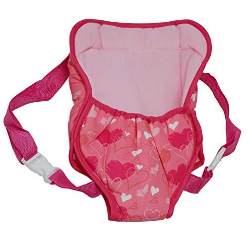 New York Doll Collection Baby Doll Carrier Backpack Front and Back fits up to 20 inch Dolls - Fun Babydoll Accessories