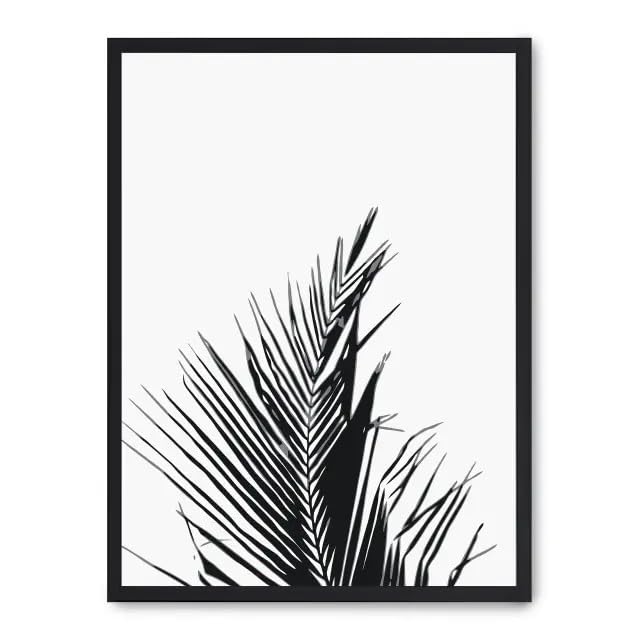 Cuadro palm leaf ii FASE5 cadre d'art mural botanique finition luxe