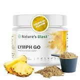 Lymph Go - Lymphatic Drainage Supplement for Women & Men - Lymph System Support - with with Bromelain, Echinacea, Burdock Root, Dandelion, Rutin, Kelp & More - 4.06 Oz - 30 Servings - Tropical Flavor