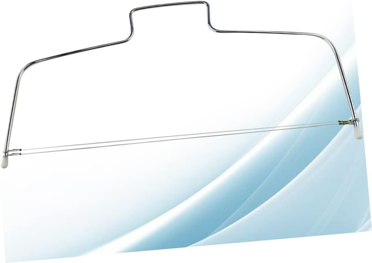 Dual Wire Bread Slicer for Even Cake Toast Cutting, Steel Baking Tool