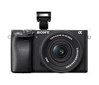 Sony Alpha 6400 APS-C Spiegellose Kamera mit 16-50mm Objektiv (Schneller 0,02s Autofokus mit Augenerkennung für Mensch und Tier, 4K-Filmaufnahmen und neigbares Display für Vlogging) – Ansicht 9
