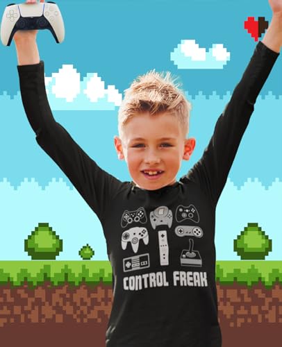 Tstars Long Sleeve Gaming Shirt for Boys - Video Game Graphic Tee - Youth Gift for Gamer Kids and Console Fans2