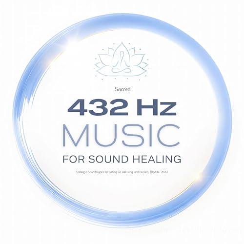 Sacred 432 Hz Music for Sound Healing Audiolibro Por Solfeggio Sound Healing Center arte de portada