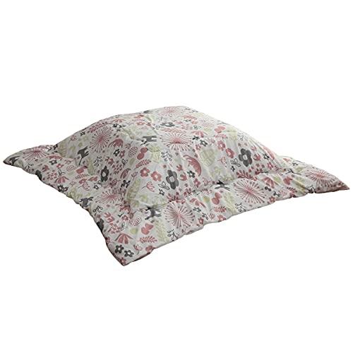 こたつ布団 正方形 和洋 カジュアル マオピンク 約185×185cm こたつ コタツ 掛け布団 厚掛け #9848001