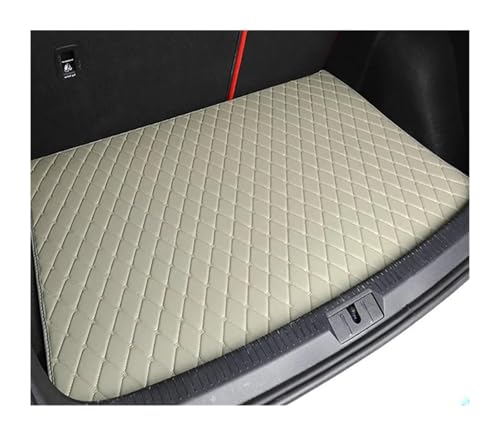 Tapis de coffre en cuir synthétique gris sur mesure pour Alfa Romeo Stelvio