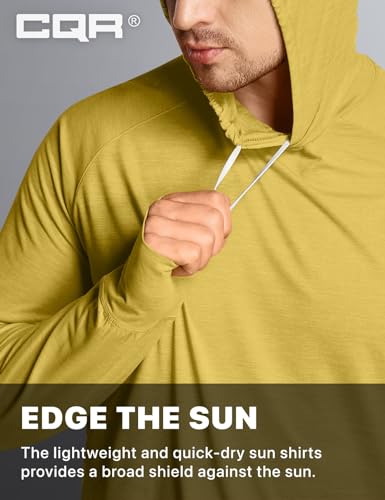 CQR Men's UPF50+ Sun Protection Shirts, Quick Dry Long Sleeve Rash Guard, Athletic Running Workout Fishing Cooling Shirts4
