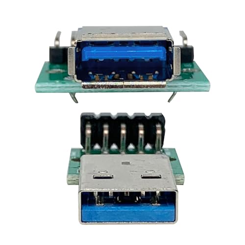 Adaptador USB 3.0 macho y hembra a DIP 9 pines, pack x4 miniatura 3