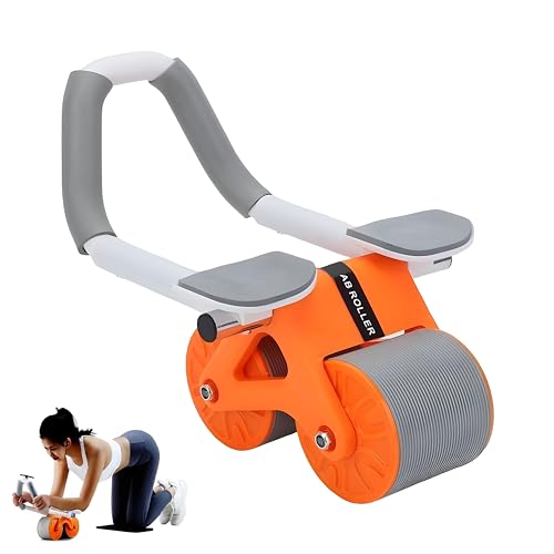 Breewell® Ab Roller Wheel Exercise with Elbow Support, Automatic Rebound Abdominal Wheel,Double Wheel Ab Roller Equipment for Core Workout for Home Gym Fitness, Yoga & Pilates Exercises (Multi color) (B0C81YV3YP) Amazon Price History, Amazon Price Tracker