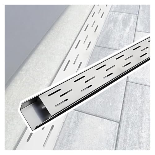 Grille de drainage linéaire en format compact pour sol de terrasse