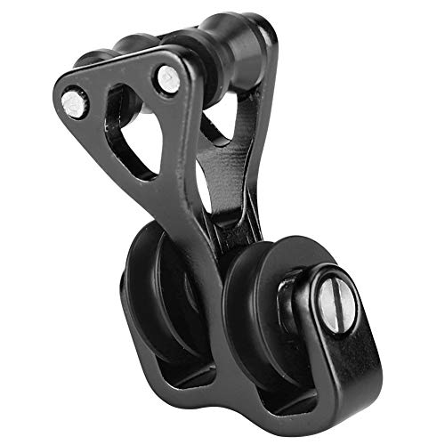 Zer One Archery Cable Slide, Compound Bow Splitter Roller Glide Shooting Hunting Aluminium Alloy Archery Glide Separator(Black) #TOP6