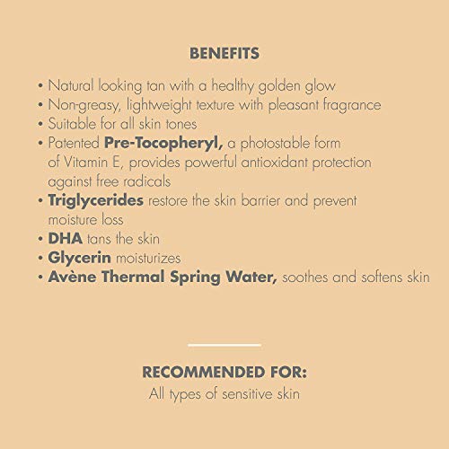 Avéne Autobronzeador Hidratante, Peles Sensíveis, 100ml