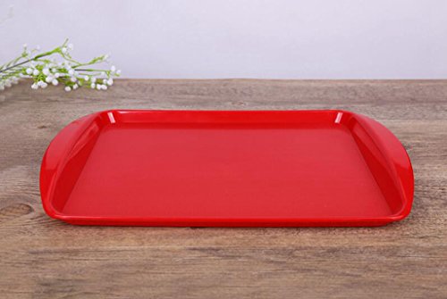 Europäische, rechteckig, Fach, Tee Tablett, Teller, rutschfeste, Kunststoff, Fach