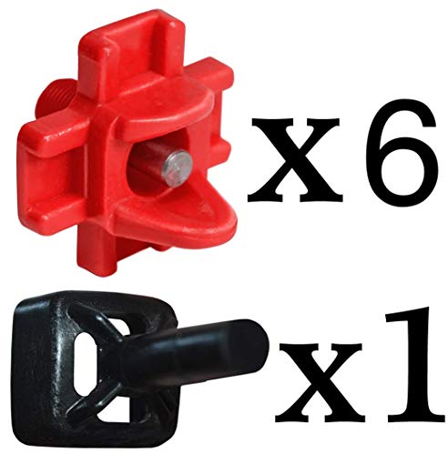 Rentacoop Make Your Own Waterer Kit - Horizontal Side Chicken Nipples + Installation Piece (6 Pack) #TOP1