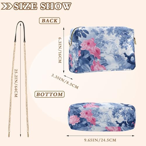 Chinese Cultural Style Secret Garden Crossbody Bags for Women PU Leather Crossbody Purse Small Shoulder Handbag Purses for Girls3