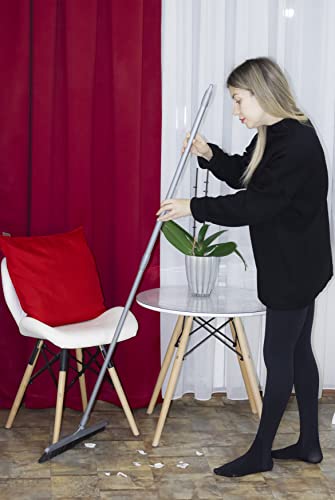 Real Horse Hair Soft Swivel Bristle Broom – Lightweight Angle Broom With Extendable Handle – 18 Inch Wide Flexible Head – Cleaning Brush For Floors, Tiles, Wood – For House Cleaning, And Office #TOP1