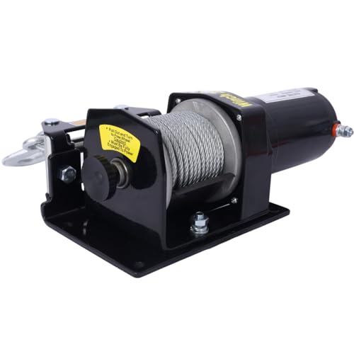 Geelife cabrestante eléctrico 2000 lb 12V para ATV/UTV miniatura 7